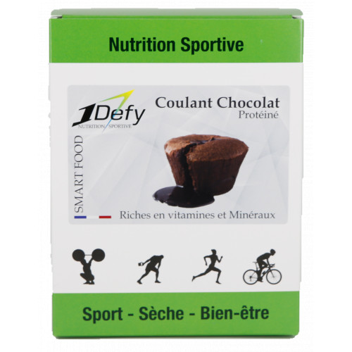 Gâteau-Sport-Protéiné coulant chocolat-1defy