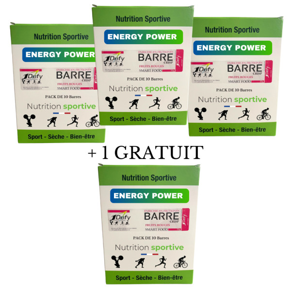 1DEFY-Barre-Crisp- 3+1 - FRUITS ROUGES