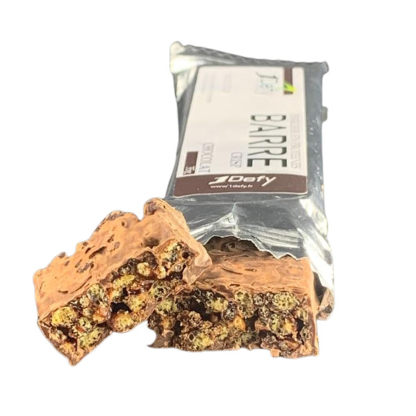 Barre CRISP protéinée - Saveur Chocolat - 1Defy