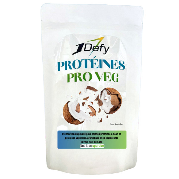 Protéines végétales PRO VEG - Saveur Noix de Coco - 1Defy