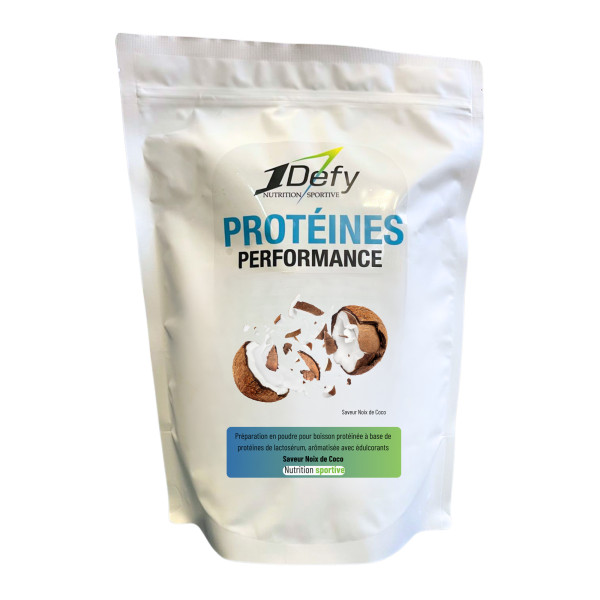 Boisson protéinée - Whey Performance - Saveur Noix de Coco - 1Defy