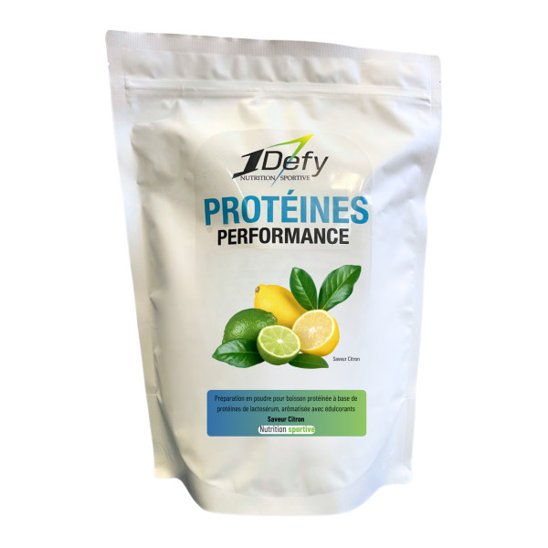 Boisson protéinée - Whey Performance - Saveur Citron - 1Defy