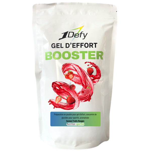 Gel Booster - Saveur Fruits Rouges - Pendant effort - 1Defy
