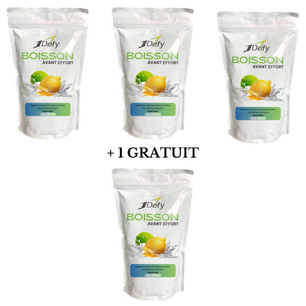 Boisson d'attente avant effort - Wait Start - Saveur Citron - 1Defy