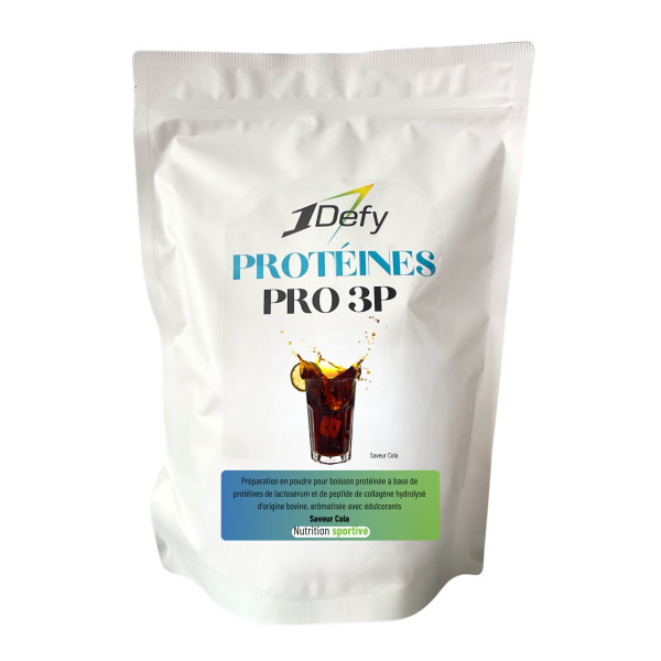 Boisson protéinée - PRO 3P - Saveur Cola - 1Defy