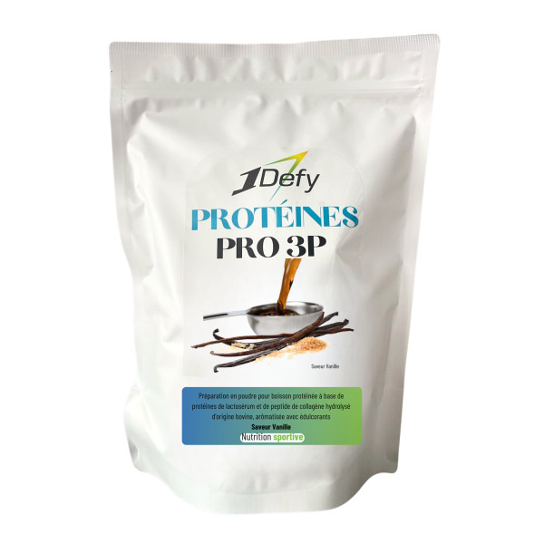 Boisson protéinée - PRO 3P - Saveur Vanille - 1Defy