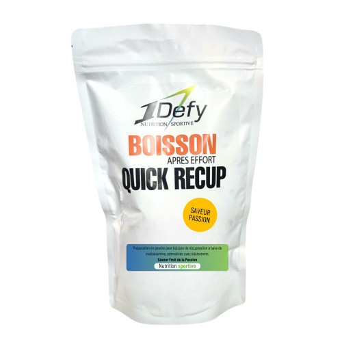 Boisson de récupération - Quick Recup - Saveur Passion - 1Defy