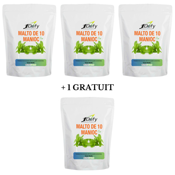 Maltodextrine de manioc DE 10 - 3+1 - Saveur Menthe - 1Defy