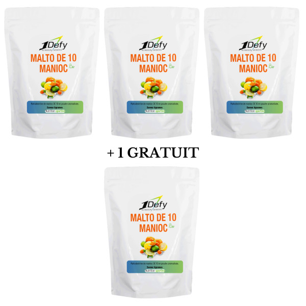 Maltodextrine de manioc DE 10 - 3+1 - Saveur Agrumes - 1Defy