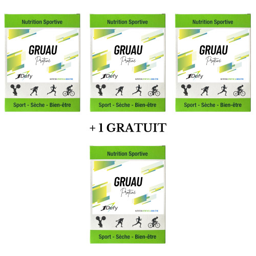 Gruau protéiné - Saveur pomme cannelle - 3+1 - 1Defy