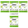 Cookies protéinés aux pépites de chocolat - Offre 3+1 - 1Defy