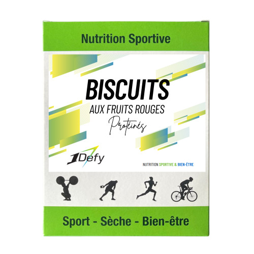 Biscuits protéinés aux fruits rouges - 1Defy