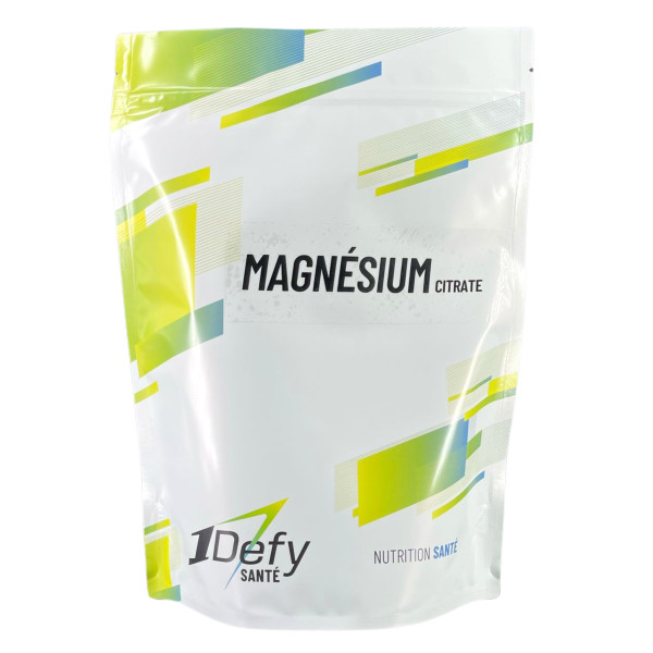 Magnésium Citrate - Poudre - 250 g - 1Defy
