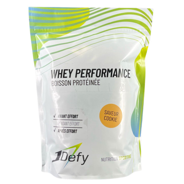 Boisson protéinée - Whey Performance - Saveur Cookie - 1Defy