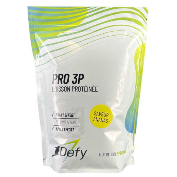 Boisson protéinée - PRO 3P - Saveur Ananas - 1Defy