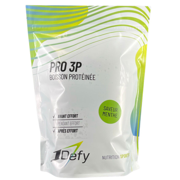 Boisson protéinée - PRO 3P - Saveur Menthe - 1Defy