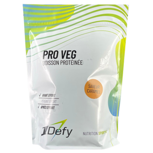 Protéines végétales PRO VEG - Saveur Caramel - 1Defy