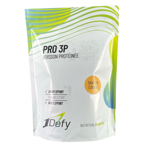 Boisson protéinée - PRO 3P - Saveur Cookie - 1Defy