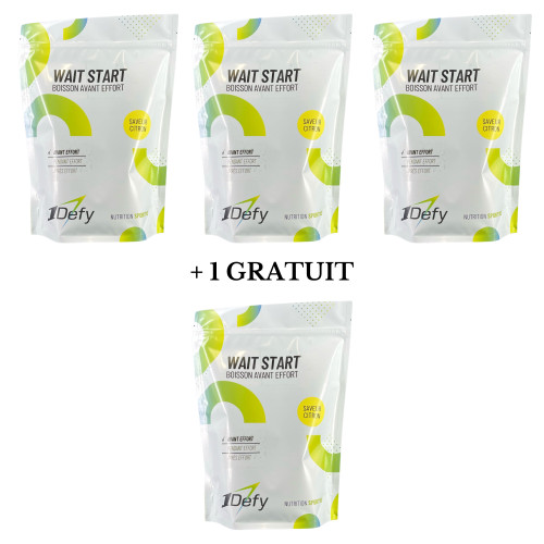 Boisson d&#039;attente avant effort - Wait Start - Saveur Citron - 1Defy