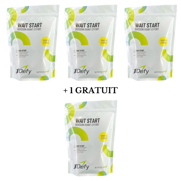 Boisson d'attente avant effort - Wait Start - Saveur Citron - 1Defy