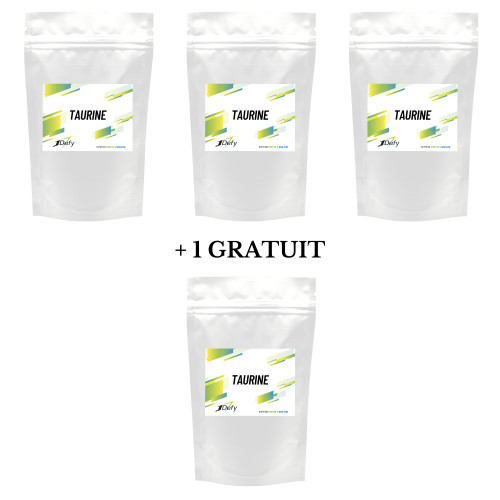 Taurine - Sachet 250 g - Offre 3+1 - 1Defy