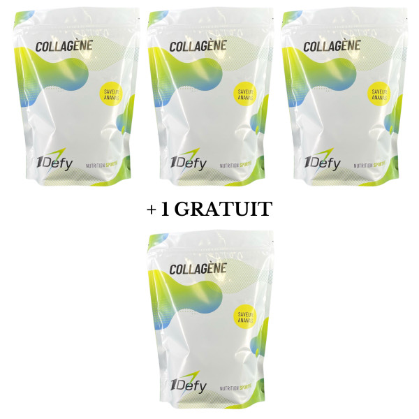 Peptides de collagene Peptan - Saveur Ananas - 1Defy - 3+1