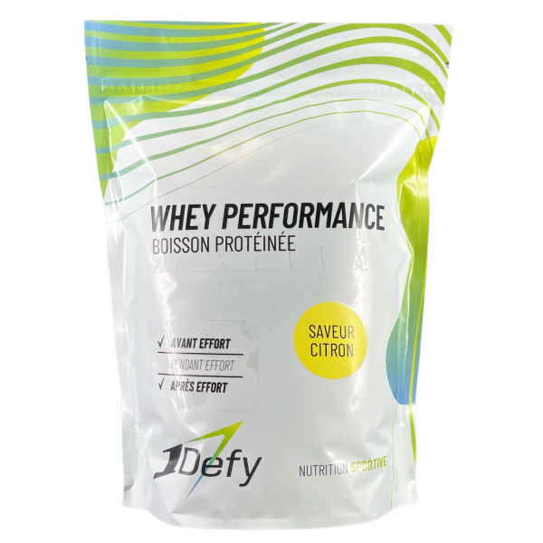 Boisson protéinée - Whey Performance - Saveur Citron - 1Defy
