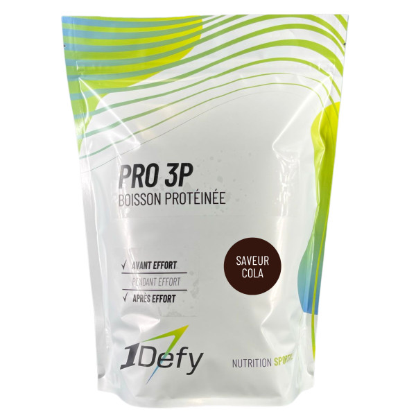 Boisson protéinée - PRO 3P - Saveur Cola - 1Defy