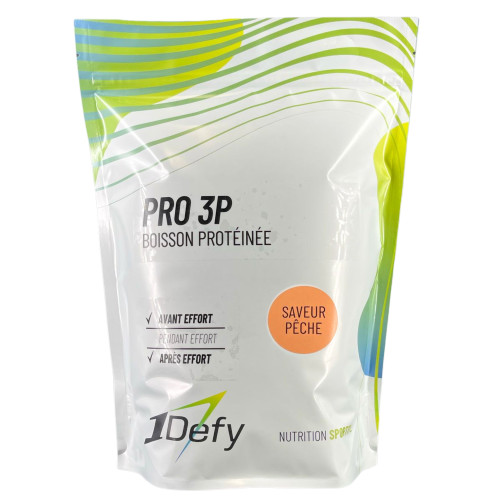 Boisson protéinée - PRO 3P - Saveur Pêche - 1Defy
