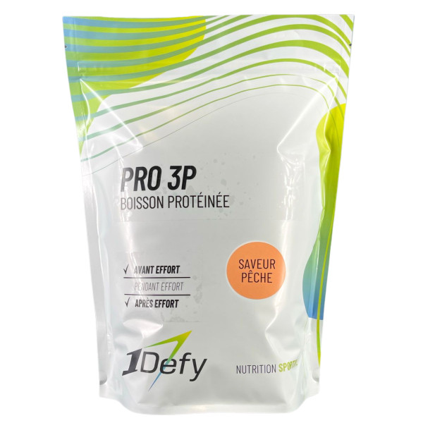 Boisson protéinée - PRO 3P - Saveur Pêche - 1Defy