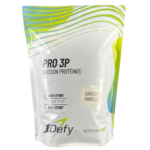 Boisson protéinée - PRO 3P - Saveur Vanille - 1Defy