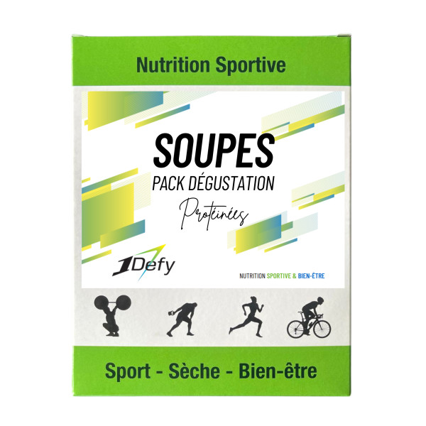 Soupes protéinées - Pack dégustation - 4 Saveurs - 1Defy