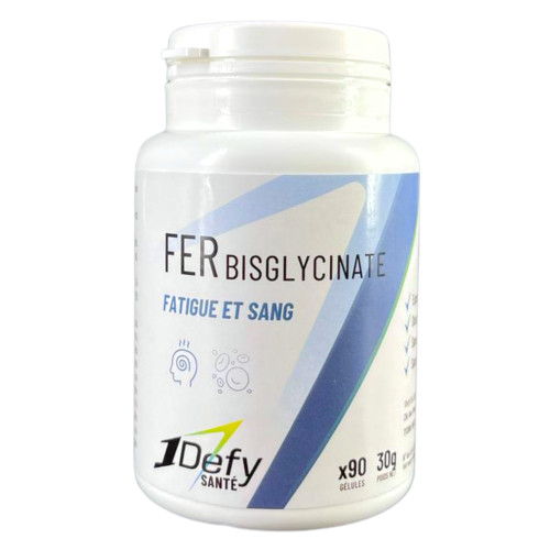 Fer Bisglycinate - Gélules - 1Defy Santé