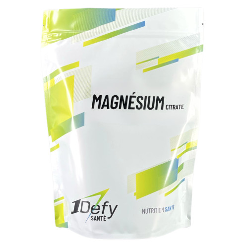Magnésium Citrate - Poudre - 250 g - 1Defy