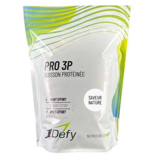 Boisson protéinée - PRO 3P - Saveur Nature - 1Defy