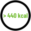 >440 kcal