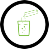 Stick de poudre effervescente