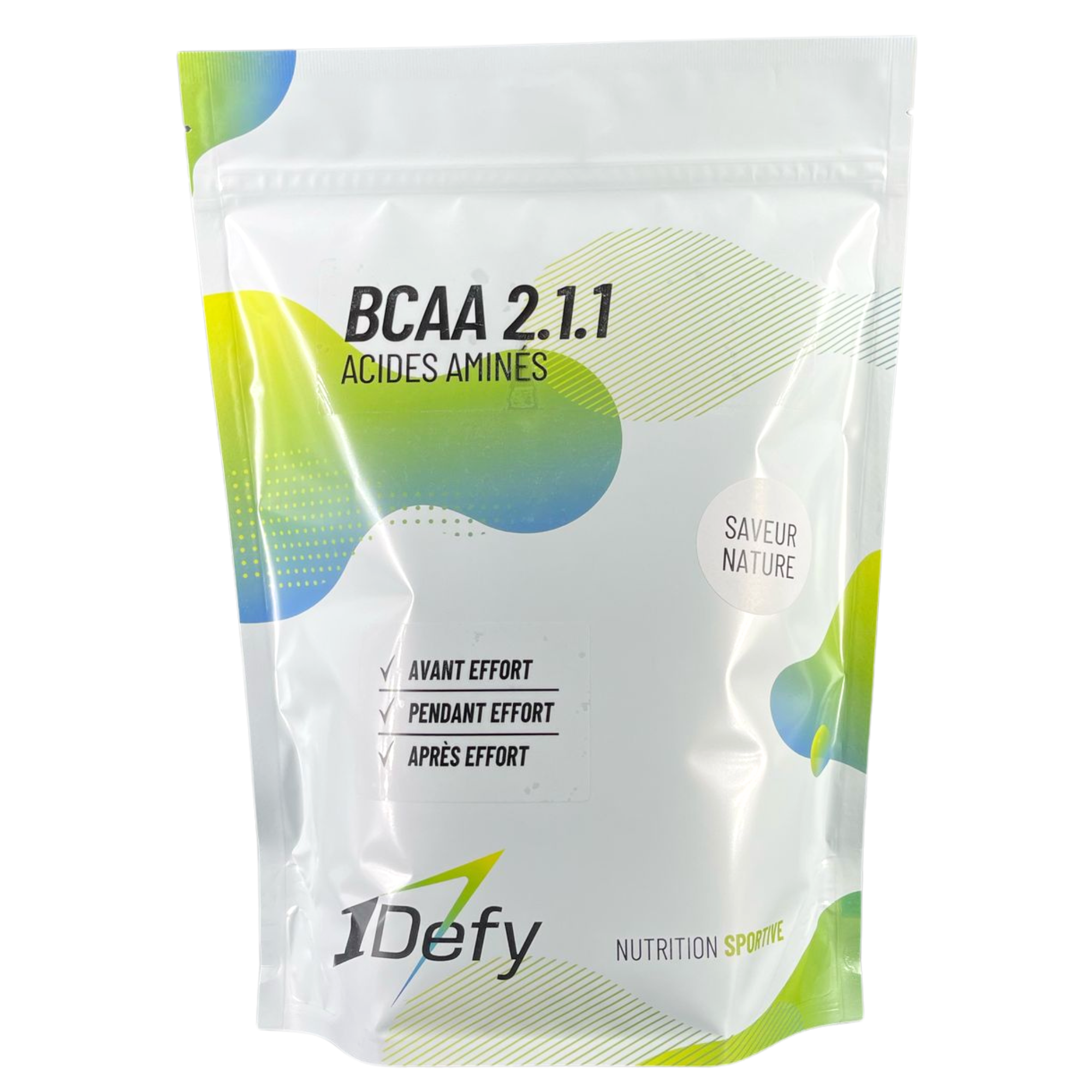 BCAA 2.1.1 - Saveur Nature - Acides aminés en poudre - 1Defy