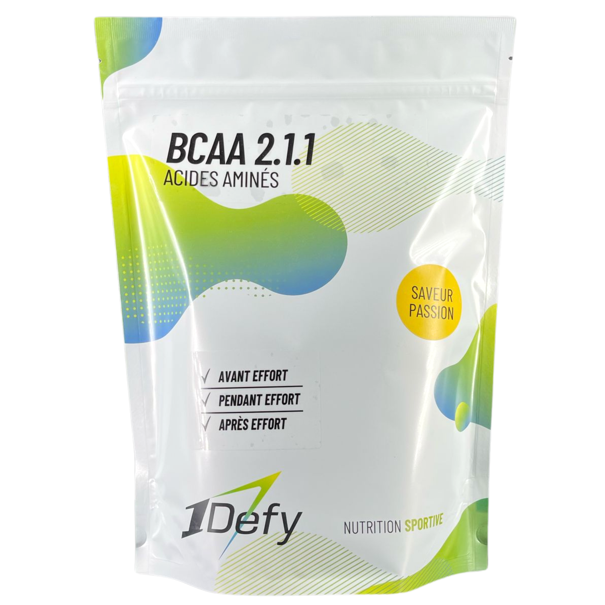 BCAA 2.1.1 - Saveur Fruit de la Passion - Acides aminés en poudre - 1Defy