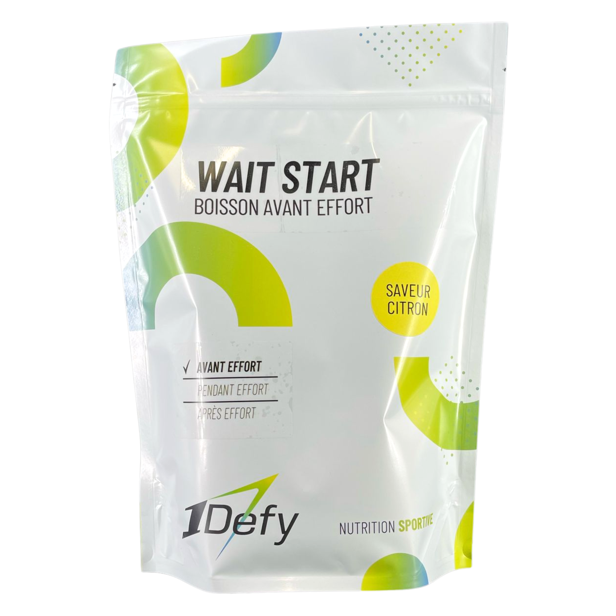 Boisson d'attente avant effort - Wait Start - Saveur Citron - 1Defy