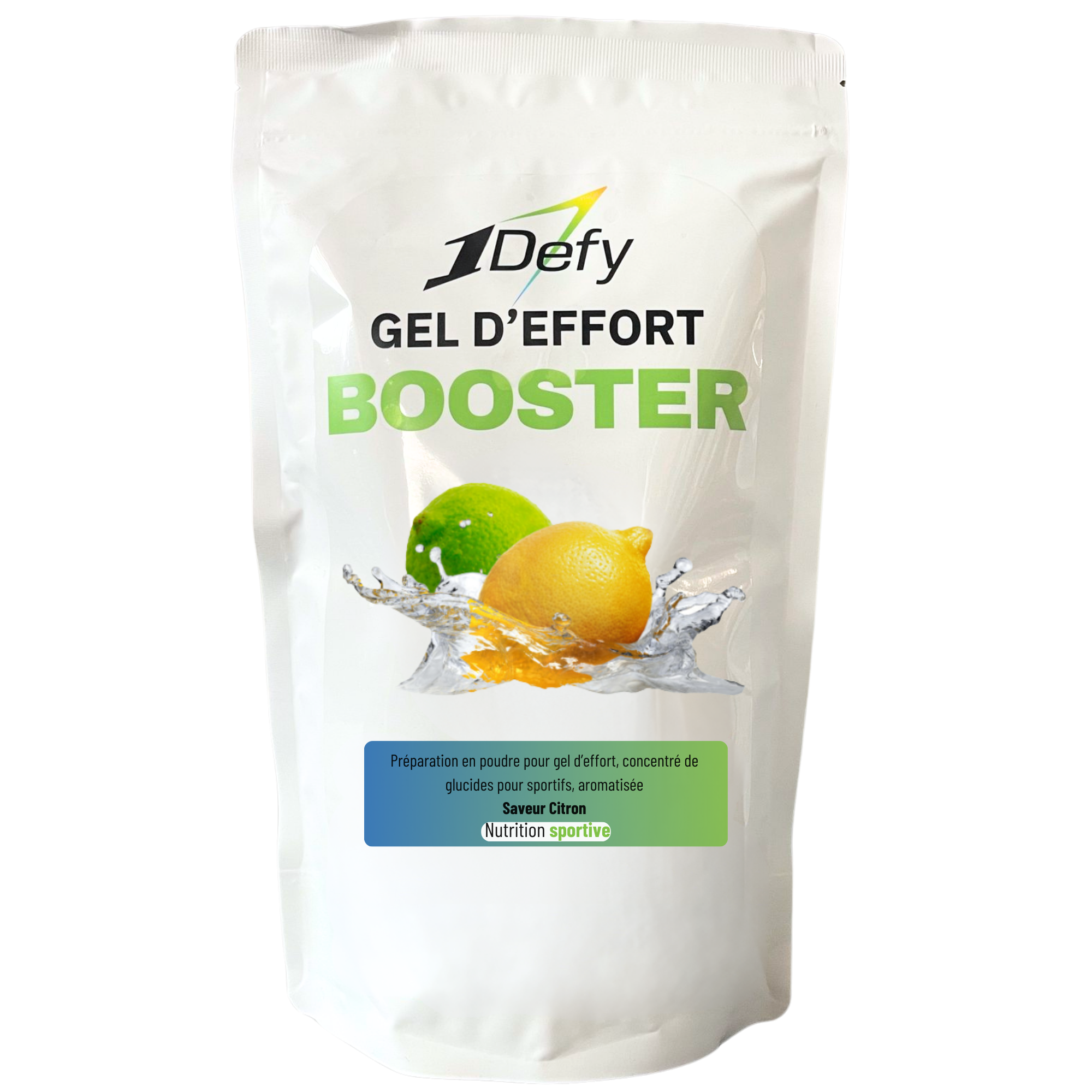 Gel Booster - Saveur Citron - Pendant effort - 1Defy