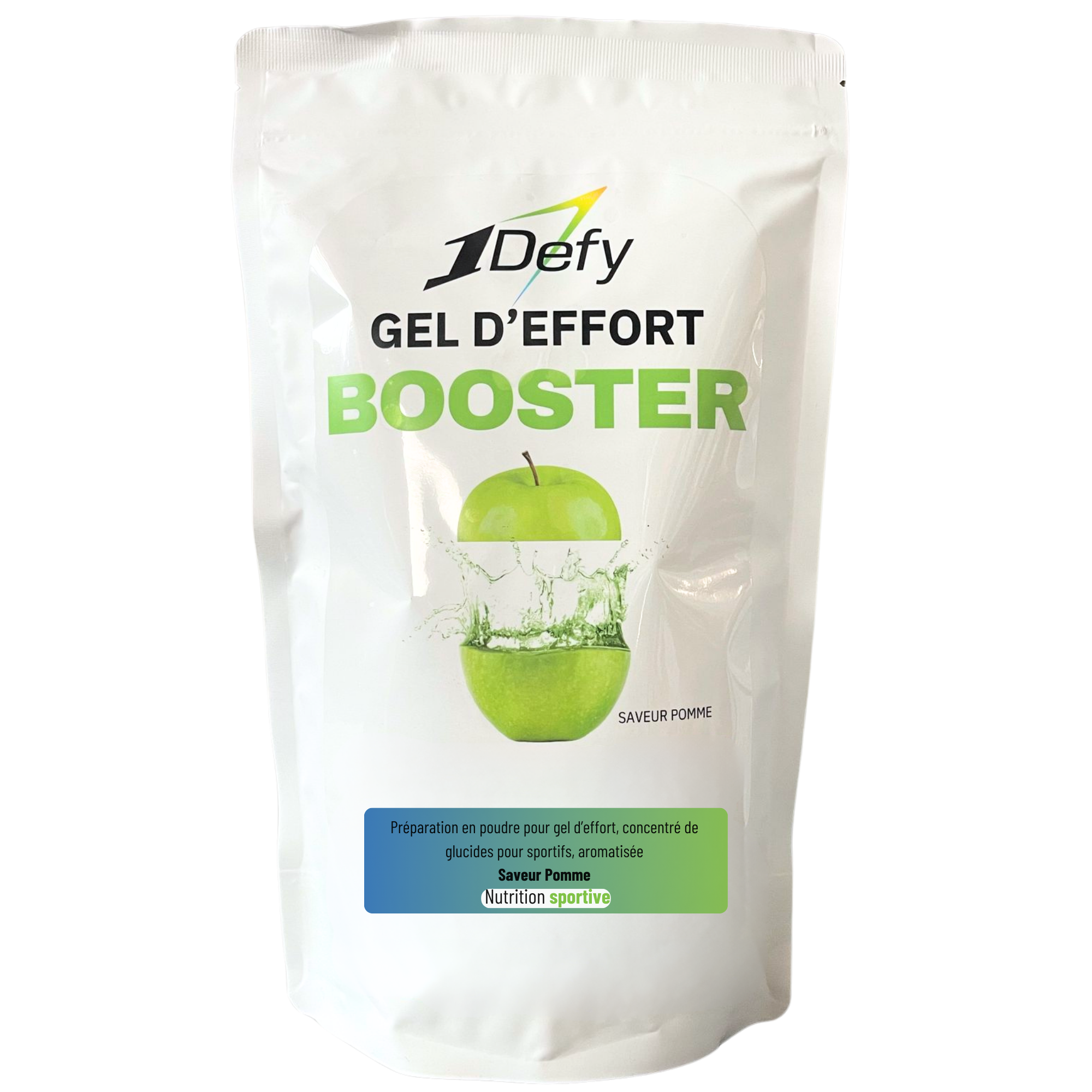 Gel Booster - Saveur Pomme - Pendant effort - 1Defy
