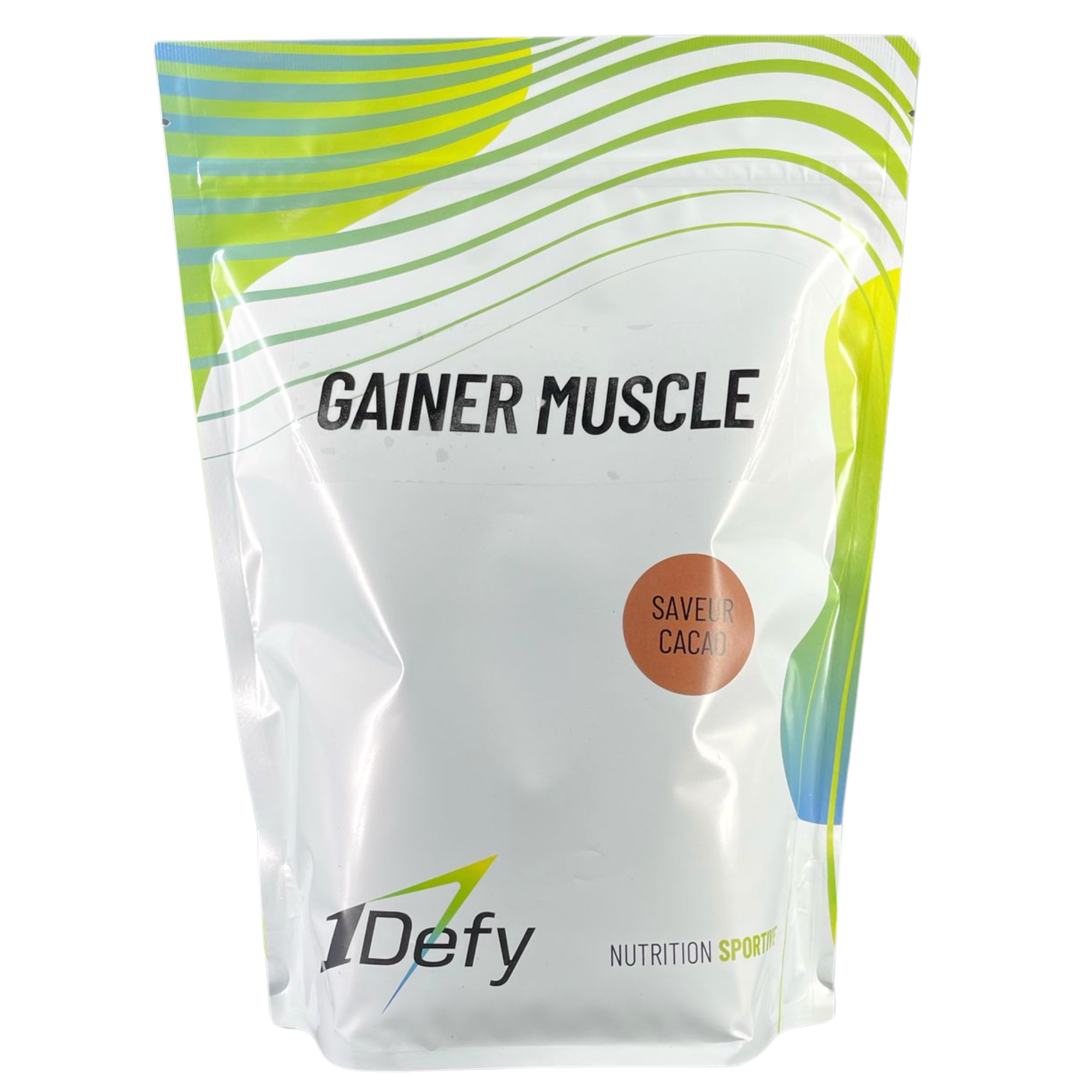 Boisson protéinée - Gainer Muscle - Saveur Cacao - 1Defy