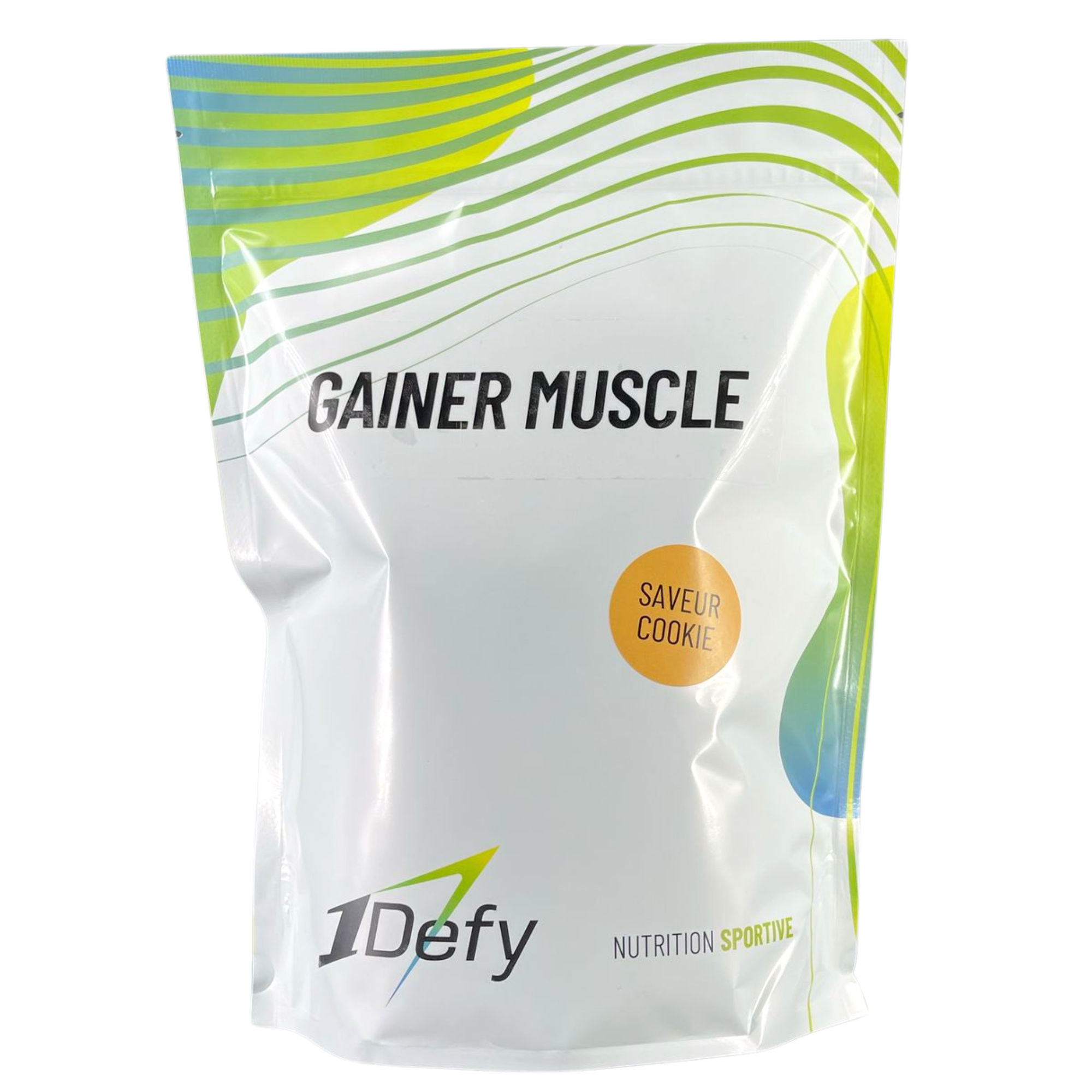 Boisson protéinée - Gainer Muscle - Saveur Cookie - 1Defy