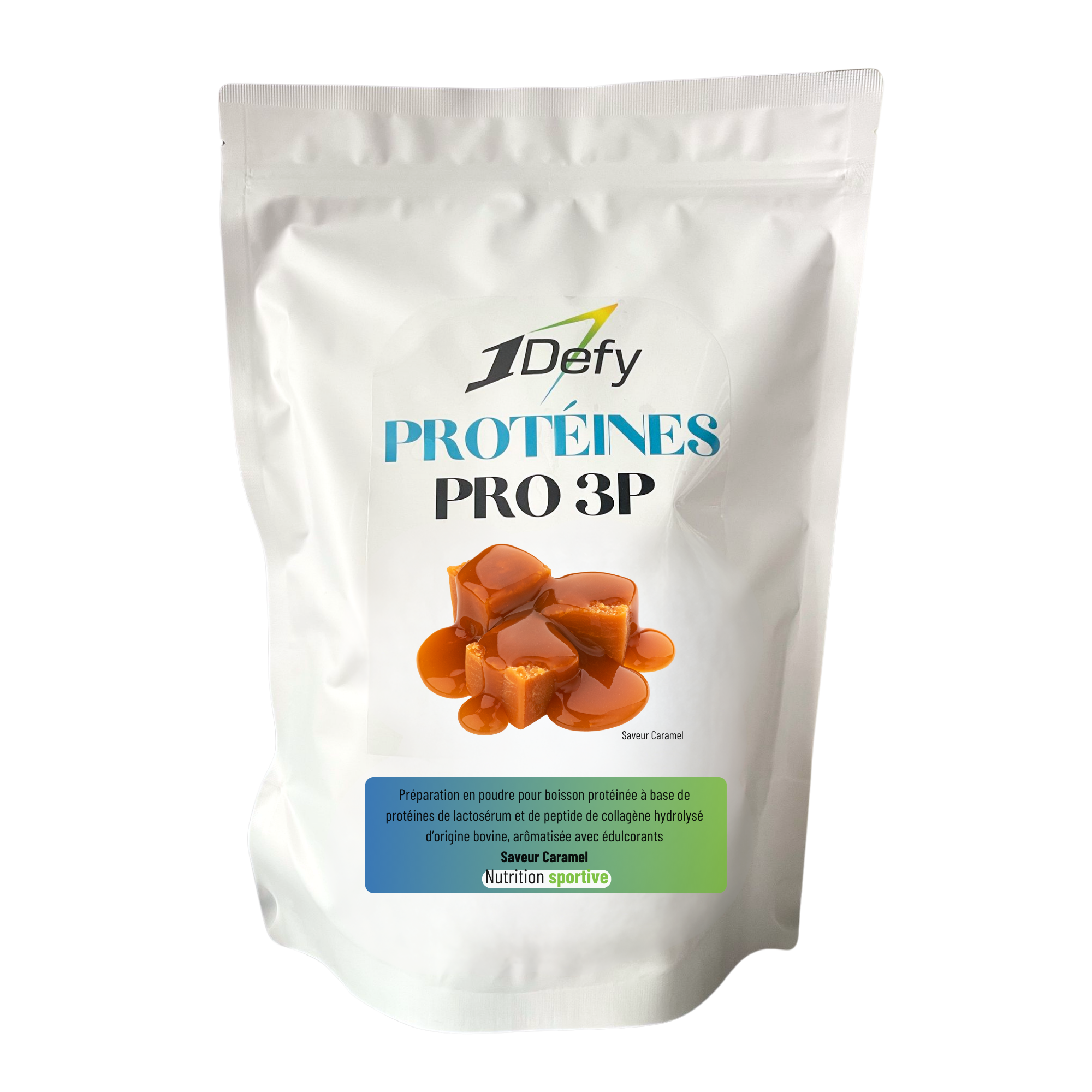 Boisson protéinée - PRO 3P - Saveur Caramel - 1Defy