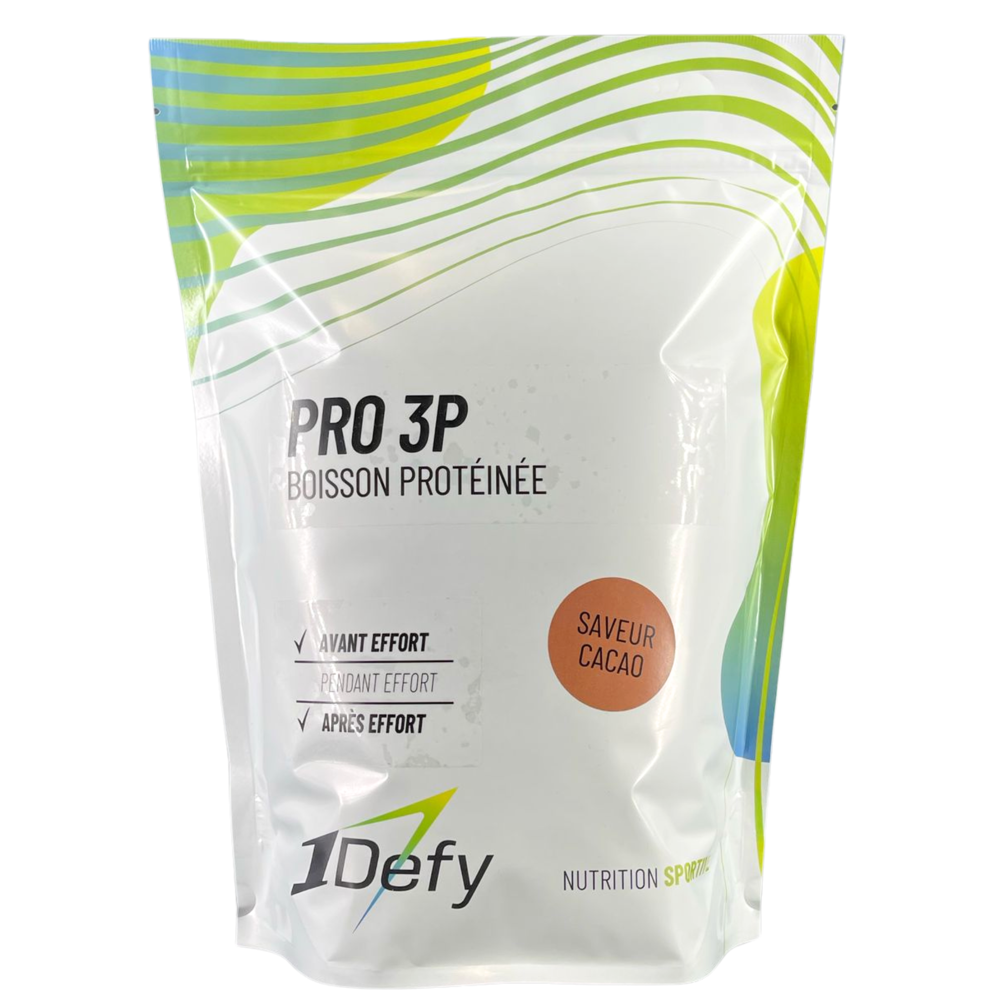 Boisson protéinée - PRO 3P - Saveur Cacao - 1Defy