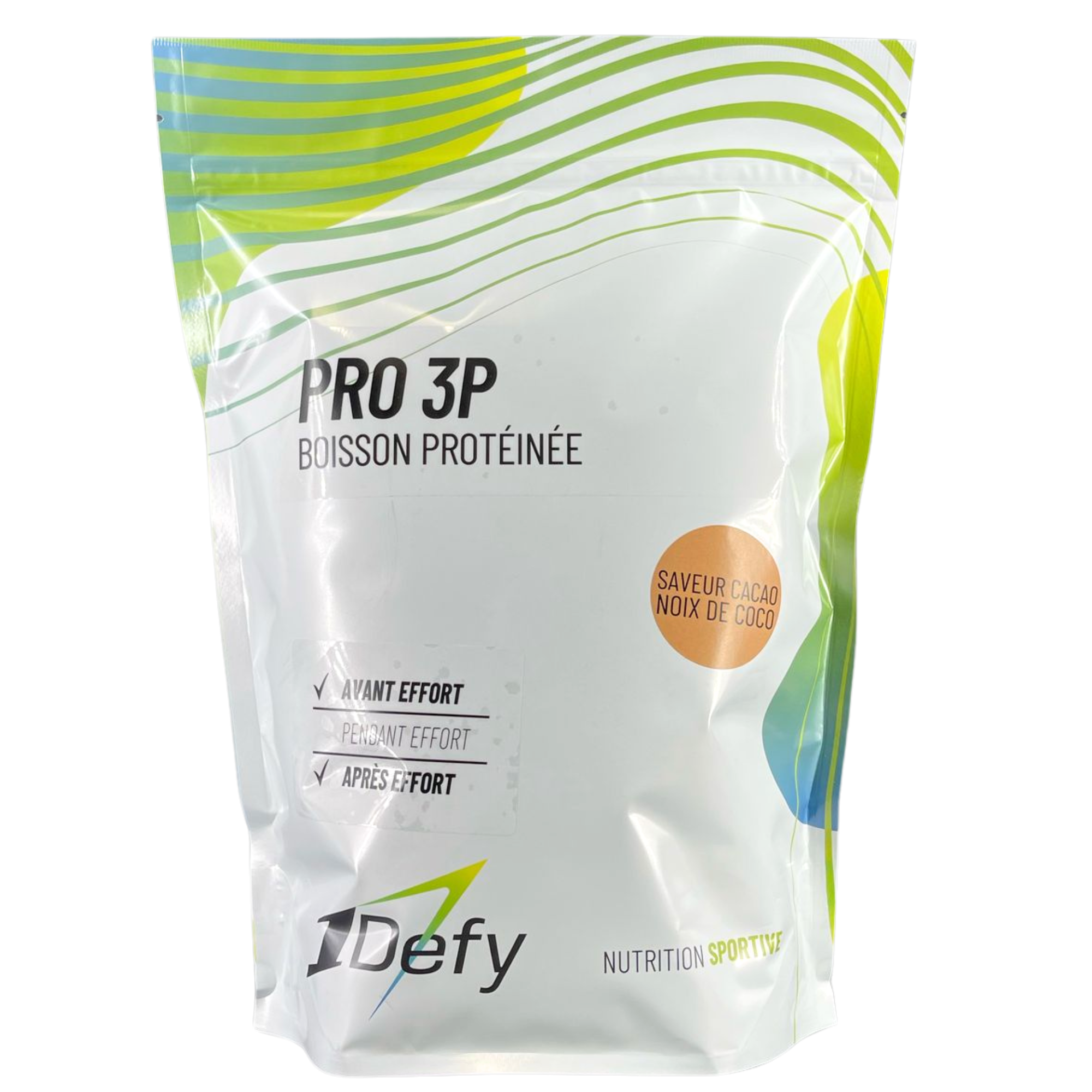 Boisson protéinée - PRO 3P - Saveur Cacao Coco - 1Defy