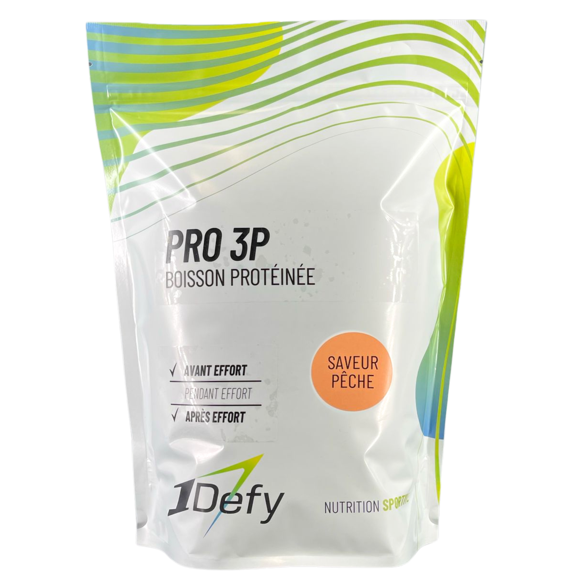 Boisson protéinée - PRO 3P - Saveur Pêche - 1Defy
