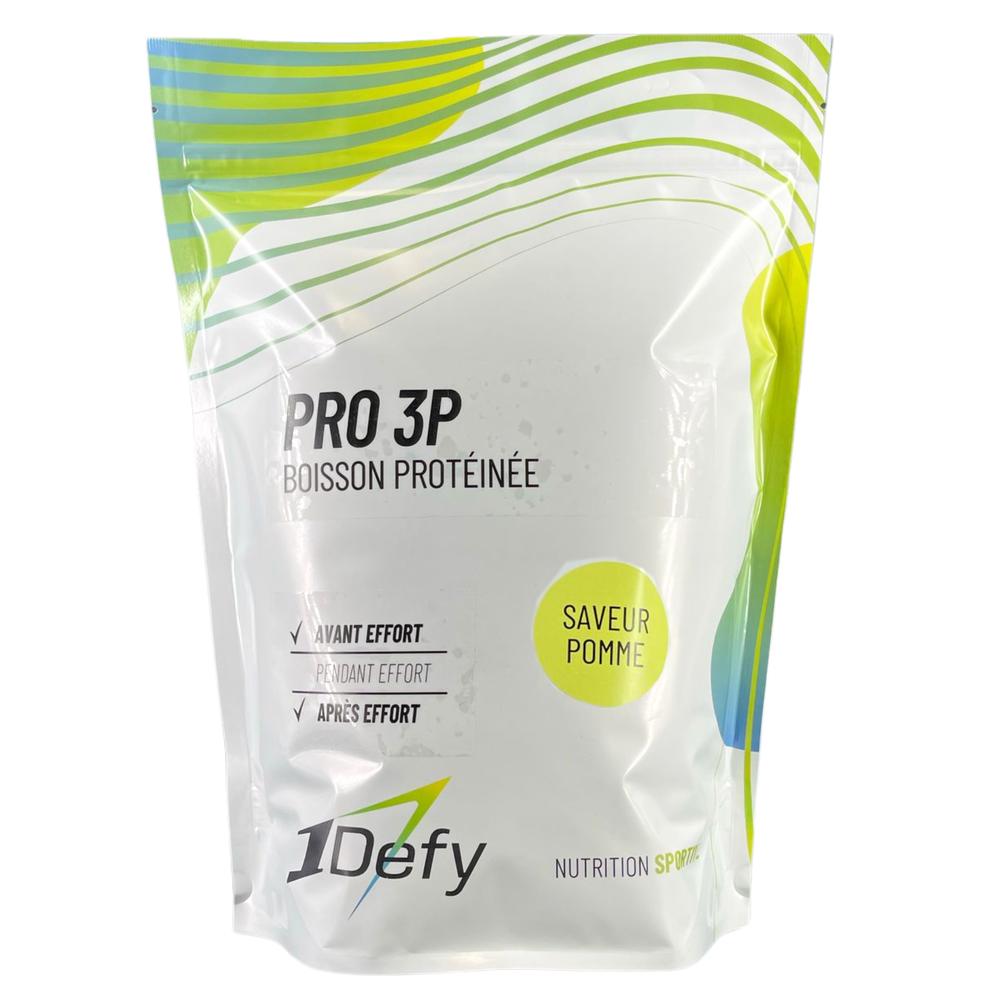 Boisson protéinée - PRO 3P - Saveur Pomme - 1Defy