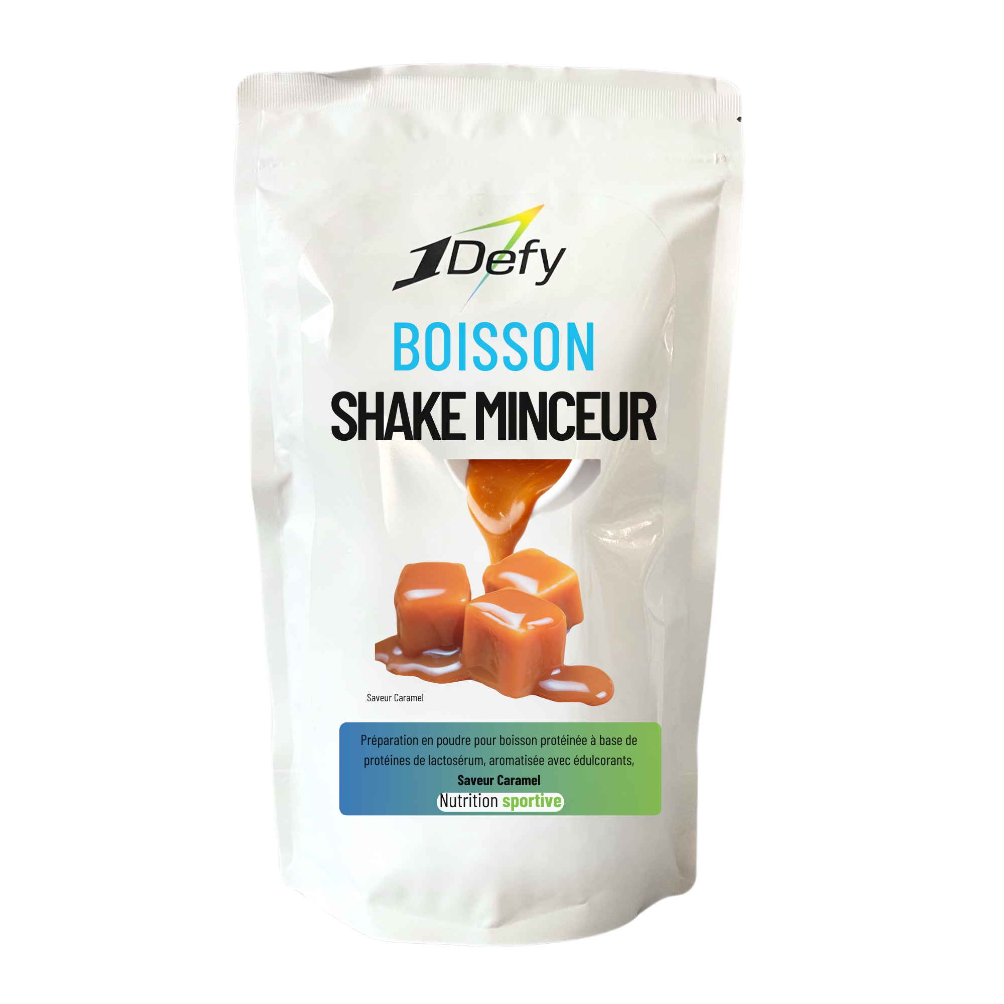 Boisson protéinée - Shake Minceur - Saveur Caramel - 1Defy